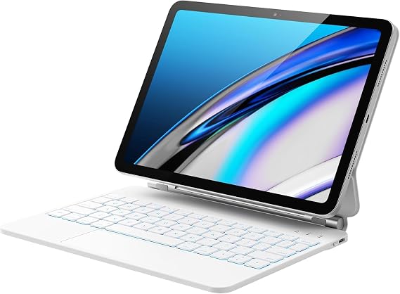 Magic Compatible Touchpad Illuminated Keyboard Case Compatible with Fogy Ipad (A16) 2025/Ipad 10th Generation 2022