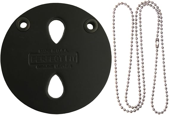 Round Police Badge Holder with Neck Chain - Perfect Fit USA
