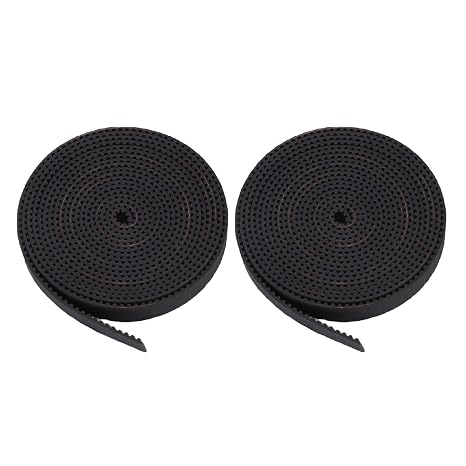 2 Pcs 3D Printer Timing Belt, Replacement for K2 Plus 3D Printer X Y Axes, with High Strength Rubber Open Synchronous Timing Belt 0.31x75.5in