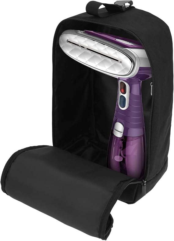 Travel Steamer Bag for Conair Clothes Steamer Travel Irons Carrying Case Portable Storage Bag Handheld Steam Iron Organizer Holder w Hanging Buckle Strap for Steam Iron and Other Accessories, Bag Only
