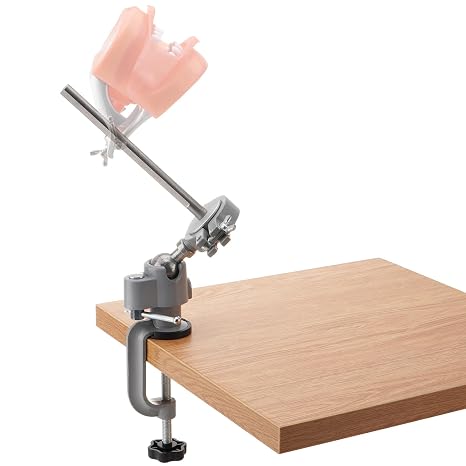 PER4MANCE Dental Typodont Mounting Pole: 360 Rotating & No Assembly Required, Ideal for Education and Training(Typodont Teeth Model is NOT Included)