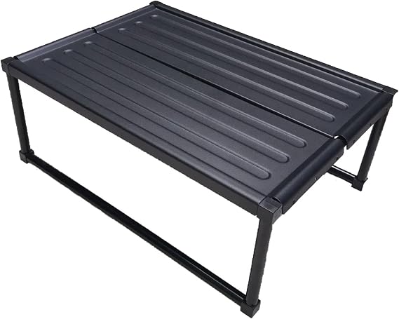 Red Suricata Camping & Beach Table - Folding Portable Lightweight Metal Picnic Table for Outdoors, Camp, Hiking & Trekking (Small)