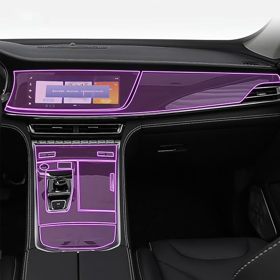 Car Interior Accessories Transparent TPU Console Anti-Scratch Resist Filmfor Changan CS85 Coupe 2019-2023