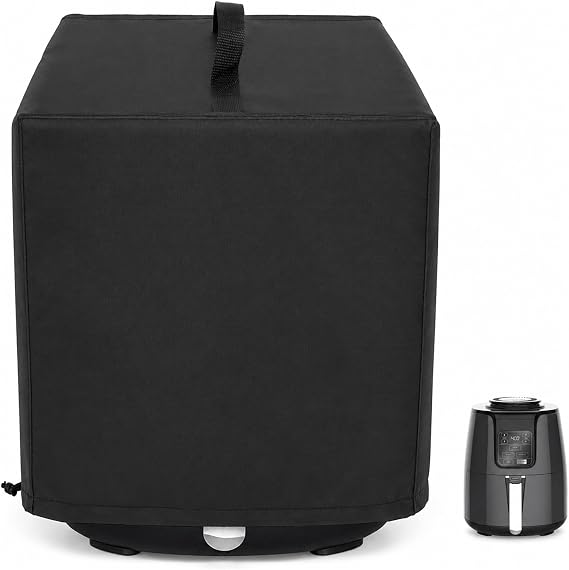 Air Fryer Dust Cover Compatible with Ninja AF101 420D Waterproof Black