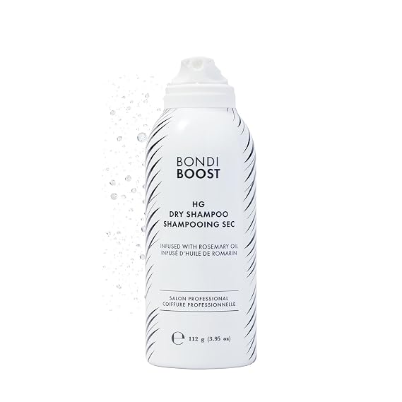 BONDIBOOST HG Dry Shampoo with Rosemary, Women & Men, 3.95 oz | Clinically tested dry shampoo cleanses, volumizes & refreshes hair with rosemary. Clean formula, all hair types.