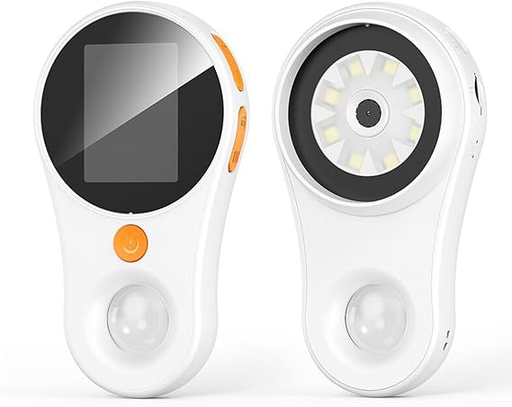 Handheld Digital Microscope,500X Magnification,2MP 1920x1080P HD Handheld Digital Microscope with Screen,Portable Microscope with 8 LED Lights (White)
