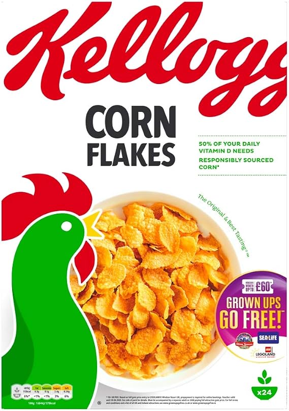 Kellogg's Corn Flakes Cereal, 720 g