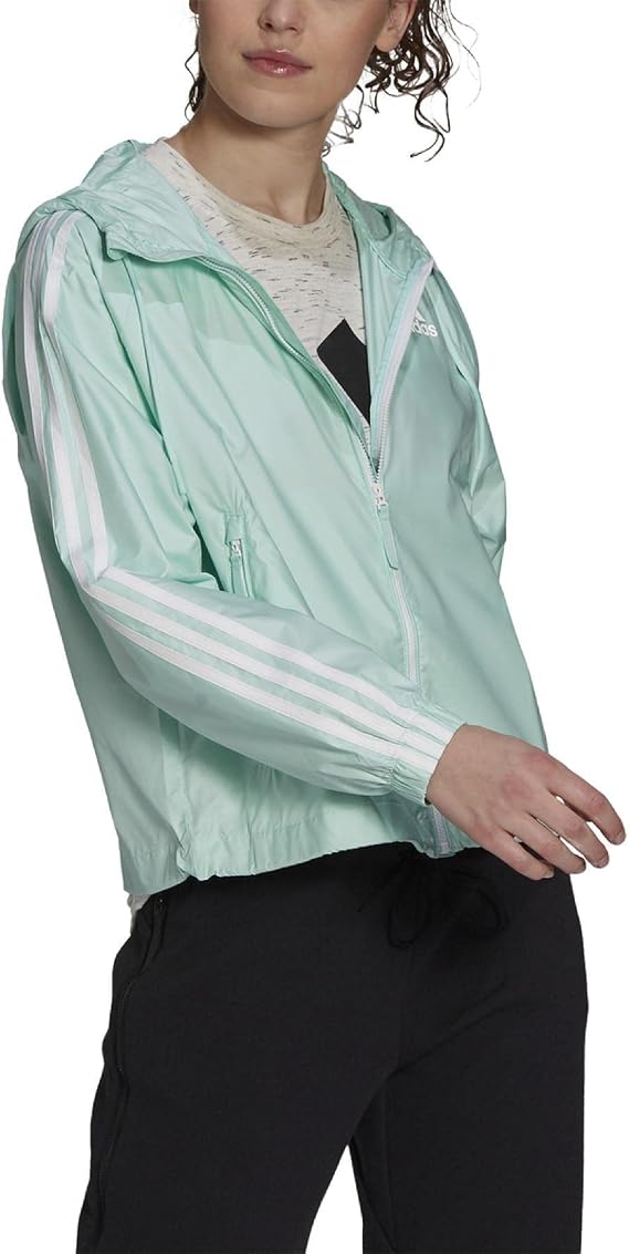 adidas womens Basic 3-stripes Wind Jacket