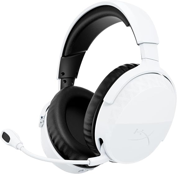 HyperX Cloud Stinger 3 Wireless, Gaming Headset for PC, HyperX Signature Comfort, Adjustable Headband, Wireless, White (2026)