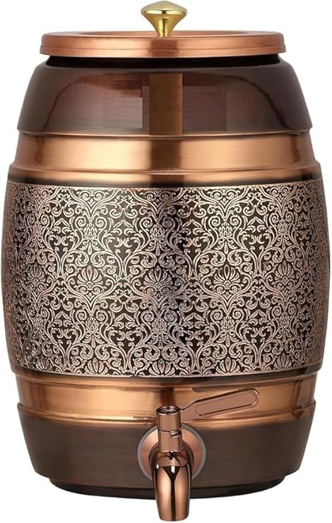 Pure Copper Dispenser Antique Itchy Design 12 Litre