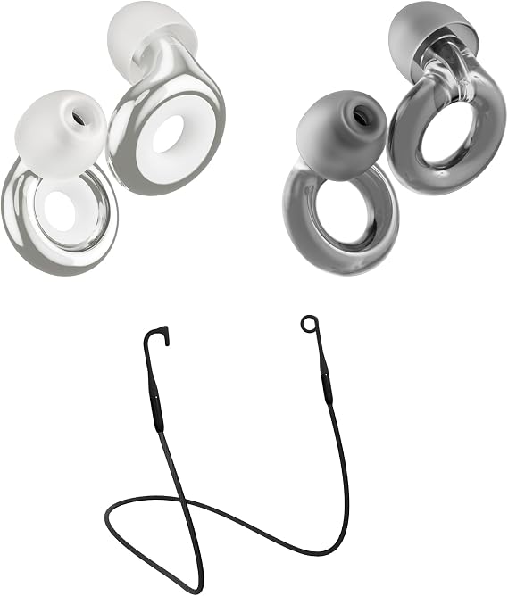 Loop Earplugs Social Link Bundle (2-Pack) Loop Experience 2 Plus + Engage 2 + Loop Link | Reusable Ear Plugs for Focus, Noise Sensitivity, Music, Events, Parenting & More | 16 dB/18 dB Noise Reducti