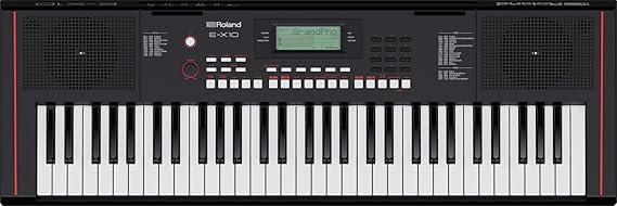 ROLAND E-X10 Org | 600'den Fazla Ses | Stereo Hoparlör Sistemi | 140 Dahili Şarkı | USB Bağlantı Noktası ile MIDI Kontrolü