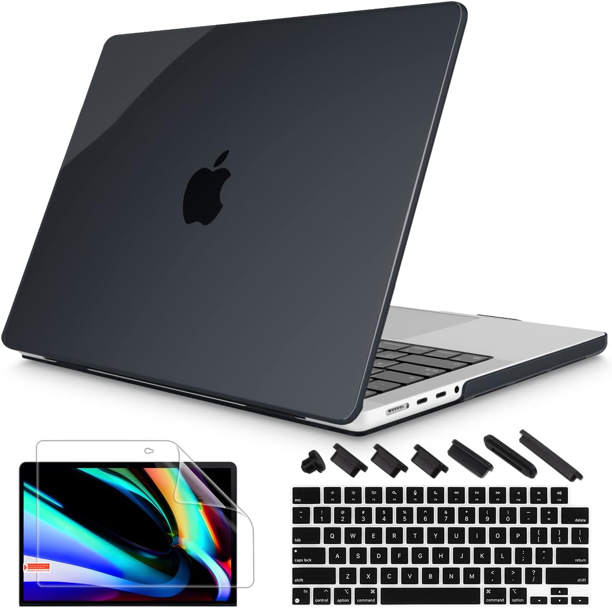 Mektron Case for M5 MacBook Pro 14 inch 2025 Model A3434 A3112 Fit 2024-2021 Model M4 A3112 A3401 A3185 M3 A2918 A2992 M2 A2779 M1 A2442 Pro/Max Cover for Mac Pro14, Matte Peach Fuzz