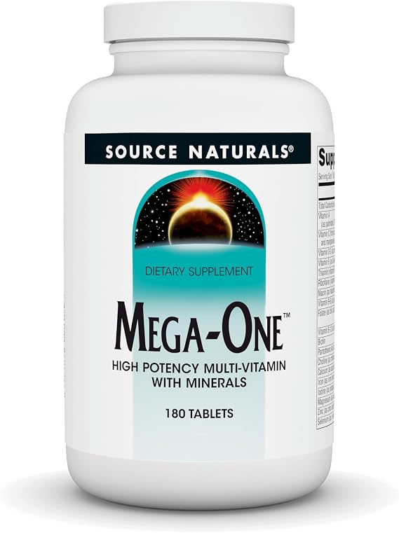 Source Naturals Mega-One Multi-Vitamin with Minerals* - 180 Tablets