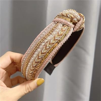 Headband Luxury Fabric Knot Headbands for Women Girls Head Bands Fashion Hairbands Female Wash Face Hair Bands Hoop Hair AccessoriesHeadband 09