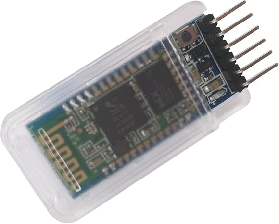 DSD TECH HC-05 Bluetooth Serial Pass-through Module Wireless Serial Communication with Button for Arduino