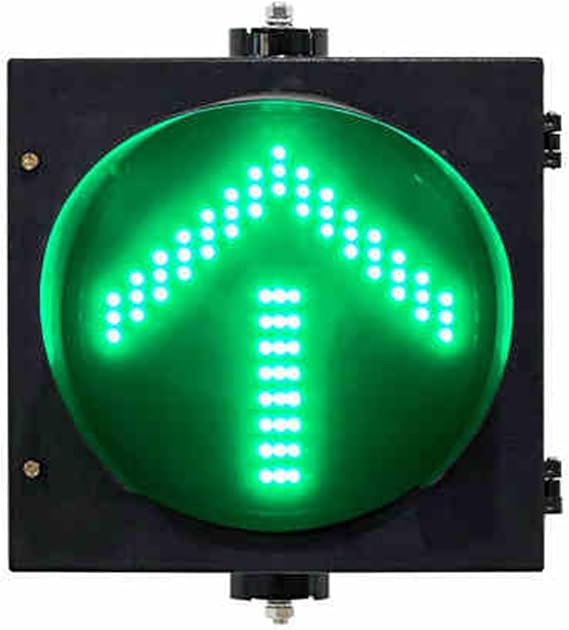 Traffic Light, Green Pass Indicator Light, Weighbridge Gate Channel Light, Industrial LED Traffic Stop Ligh, For Parking Lot, Road Toll Station(200 type,12V)
