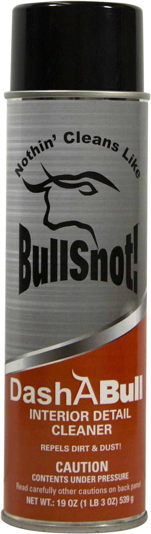 BullSnot! DashABull Car Interior Cleaner Foam - 19oz Smudge-Free Dashboard, Plastic & Vinyl Cleaner | Interior Detailing Spray for Cars, Trucks, SUVs | Protects Against Scratches with Floral Scent
