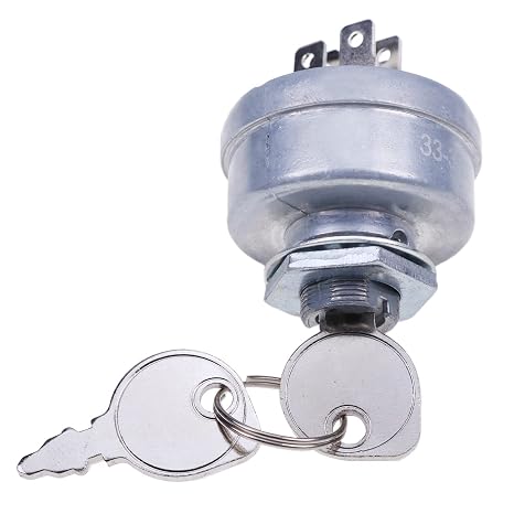 DVPARTS Starter Switch Ignition Key Switch 925-1396A 725-1396 430-770 1686734Sm 1679006Sm for MTD Troy-Bilt Cub Cadet Ryobi White Outdoor Huskee Ranch King Wizard Lawn Chief Statesman