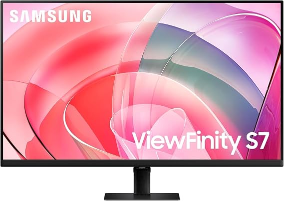SAMSUNG 27-Inch ViewFinity S7 (S70D) Series 4K UHD High Resolution Monitor with HDR10, Multiple Ports, Easy Setup Stand, Advanced Eye Care, LS27D702EANXGO, 2024 | with HDR10, Multiple Ports, Easy Setup Stand, Advanced Eye Care, LS27D702EANXGO