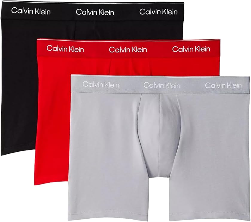 Calvin Klein Men's Icon Cotton Stretch 3-Pack Boxer Briefs