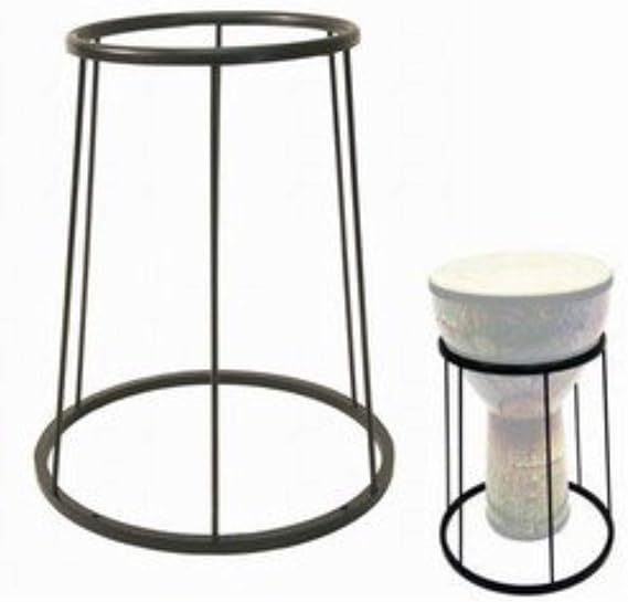 REMO Lightweight Djembe Floor Stand, Black, Fits All Size Djembes