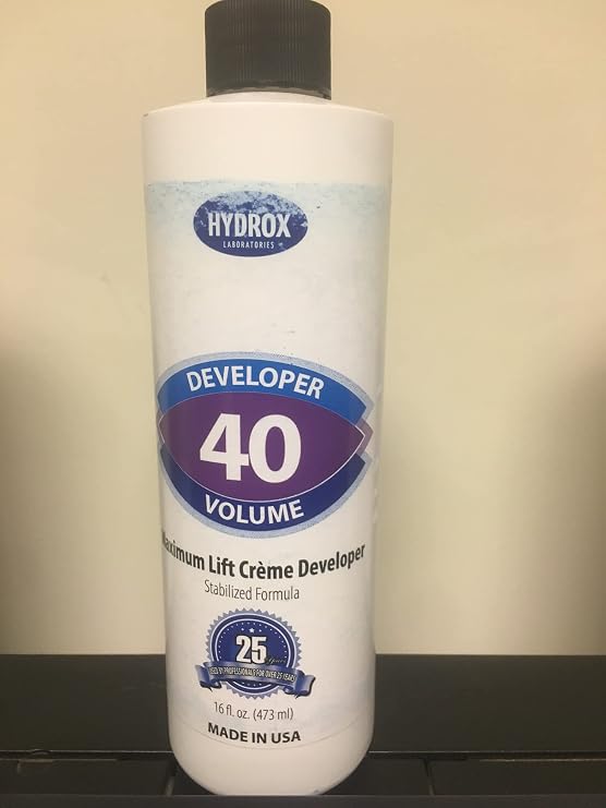 Hydrox 40 Volume Developer Maximum Lift 16oz PK-1