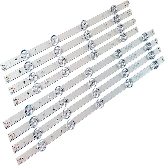 8pcs X LED Backlight Compatible with 47LB6500 6916L-1948A 1949A 1961A 1962A 1779A 1780A LG47LY340C LG47GB651C 47LB570B 47LB5600 47LB5800