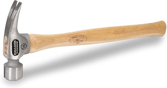 VAUGHAN Titanium Hammer, 14 Oz, Framing Hammer