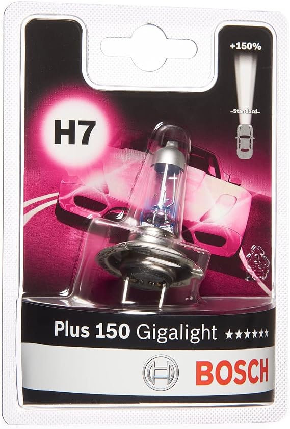 Bosch Ampul - Plus 150 Gigalight - 12 V - H7-55 W - Px 1987301137