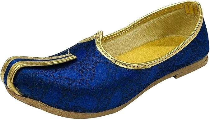 Designer Ethnic Punjabi Mojari Juttis for Boys, Little, Big Kid, Shoes for Boys (Toddler) Sherwani Shoes Designer Kurta Shoes