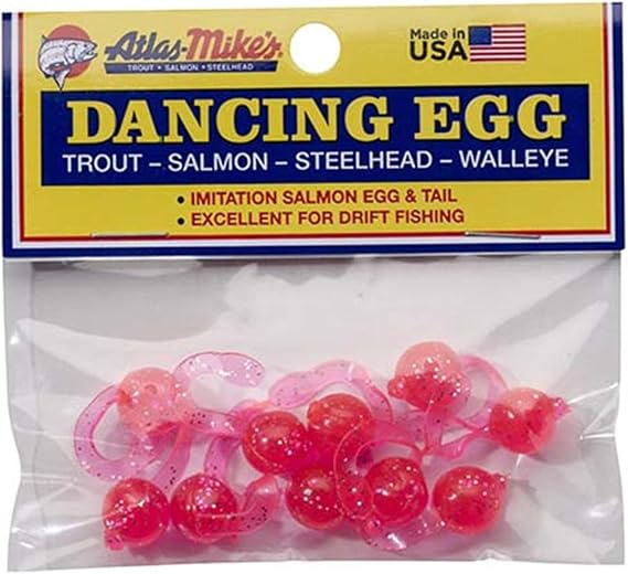Atlas Fishing Bait Dancing Eggs (10 Per Bag)