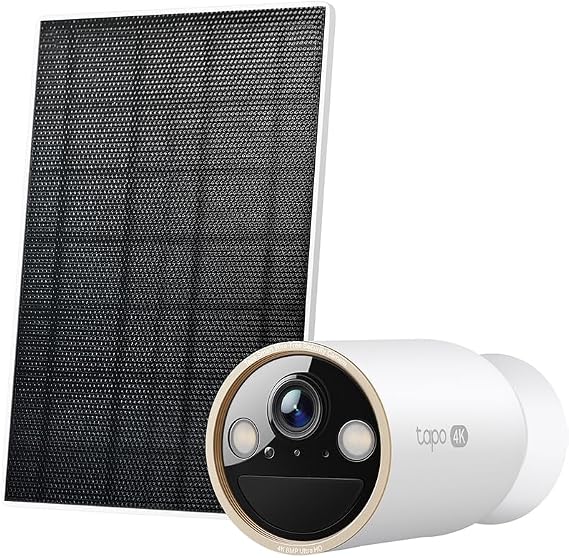 Tapo C460 KIT | 4K 8MP Güneş Enerjili Güvenlik Kamerası Kiti | 10000 mAh Batarya | Starlight Renkli Gece Görüşü | AI İnsan/Evcil Hayvan/Araç Algılama | IP66 | Wi-Fi | microSD & Bulut