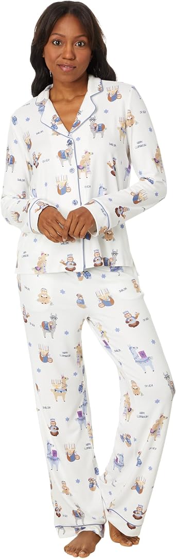 PJ Salvage womens Happy Llamakkah Pajama Pj Set