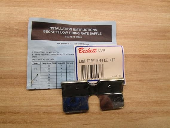 Beckett 5880 5880 Bec 5880 Low Firing Baffle