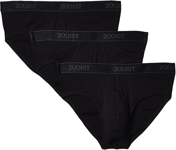 2(X)IST Men's 3-Pack Essential No Show Brief