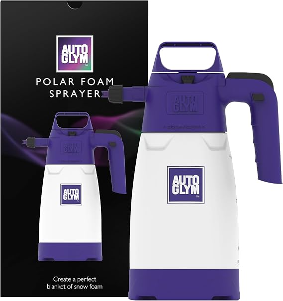 Autoglym Polar Foam Sprayer, 1L Hand Pump Foam Sprayer for Vehicle Cleaning