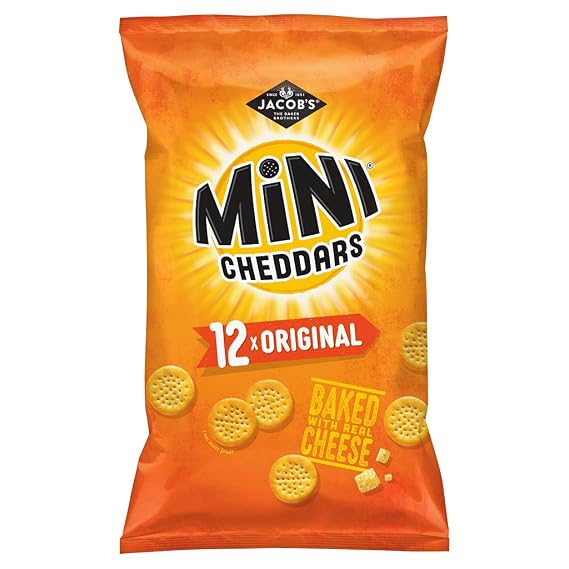 McVities Mini Cheddars 12 Pack 322g