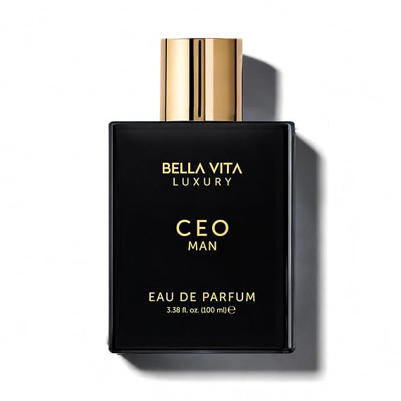 Bellavita Luxury CEO MAN Eau de Parfum | 100 ml (3.4 fl.oz.) | Perfume for Men | Mandarin, Lemon, Lavender, and Vetiver Notes | Long Lasting Men's Fragrance
