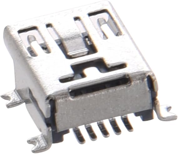 5 Pcs Mini USB Type B Female Port 5-Pin 180 Degree SMD SMT PCB Jack Socket