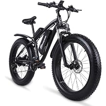Shengmilo-MX02S 26  4.0inch Fat tire Electric Bicycle, 1000W Motor, Shimano derailleur, Snow Mountain Bike, 48V17ah Removable Lithium Battery, Dual Hydraulic Disc Brake, Smart LCD Display