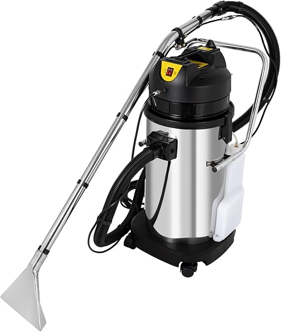 Commercial Carpet Cleaner Machine, 1034W 40L/11Gal 3-in-1 Wet Dry Vacuum Extractor, Heavy-Duty Carpet Steamer for Upholstery, Sofa, Curtains, Floors Professional Deep Cleaning