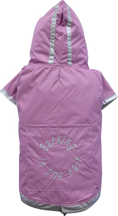 Doggy Dolly Authentic Rain Coat, XX-Small, Classic Pink