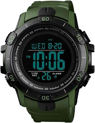 MASTOP Luxury Mens Sports Watches Chronograph LED Military Watch Men Fashion Casual Electronics Wristwatches