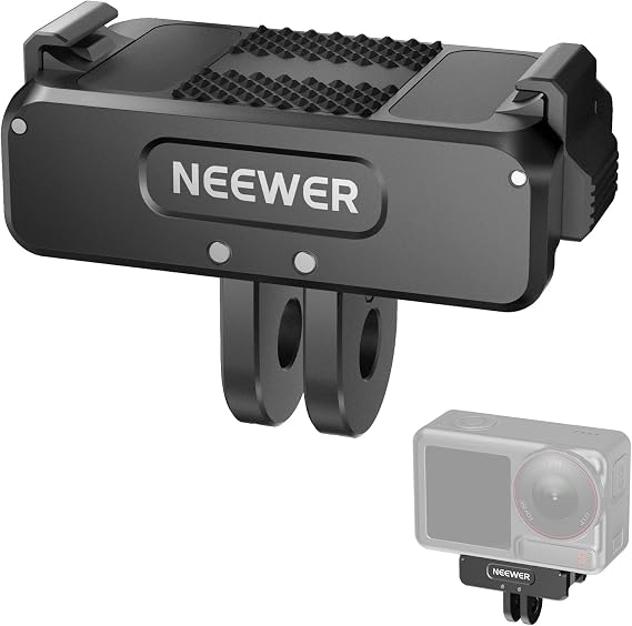 NEEWER Magnetic Mount Adapter Compatible with DJI Osmo 360 Action 5 Pro/4/3