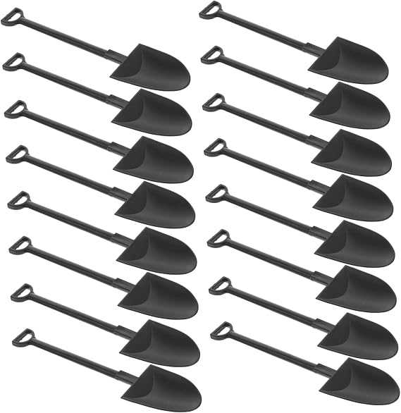 Mini Shovel Dessert Spoons 200pcs Plastic Ice Cream Tasting Xmas