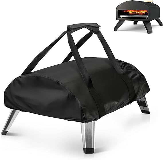 Heavy Duty Pizza Oven Cover for Gozney Roccbox Kickstarter 2015-2017, 420D Water Dust Resistant Outdoor Portable Pizza Oven Cover for Patio Backyard Storage,B