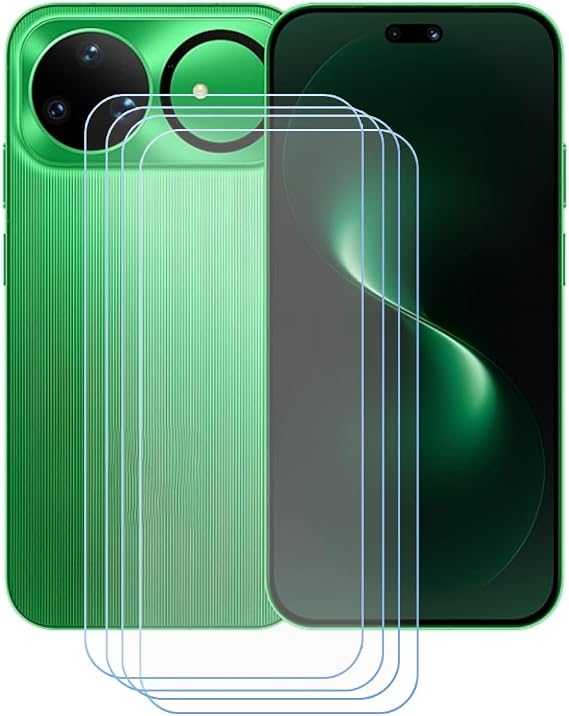 [4-Pack] for Unihertz Titan 2 Elite Tempered Glass Screen Protector, 9H Hardness Anti-Scratch Anti-Fingerprint Anti-Bubble Compatible Full Coverage Clear Film for (4,03")