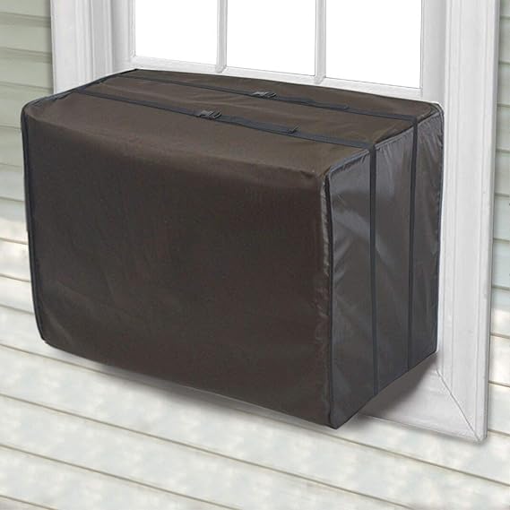 Jeacent Window AC Covers - Outside Bottom Covered, 21Wx16Dx15H