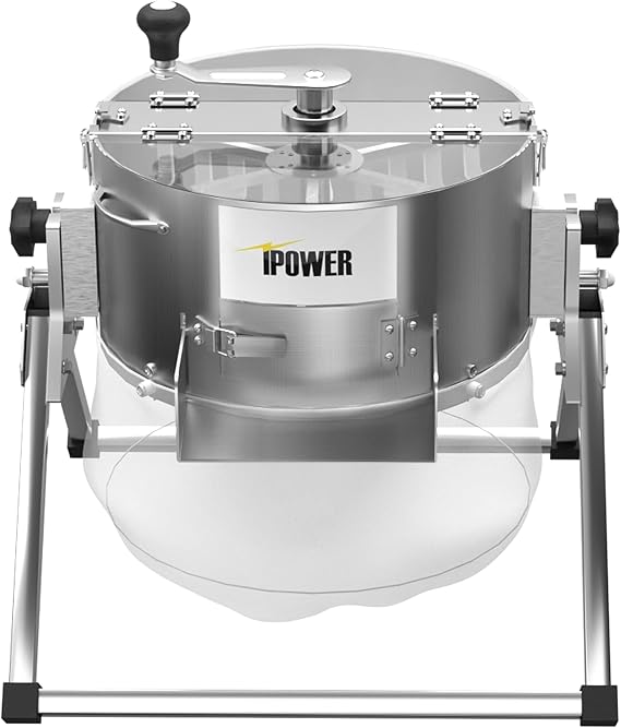 iPower 16 Inch Leaf Trimmer Machine, Dry Wet Trimming Reaper Bowl with Sharp Stainless Steel Blade, Spin Cutting, for Hydroponic Plant Bud and Flower
